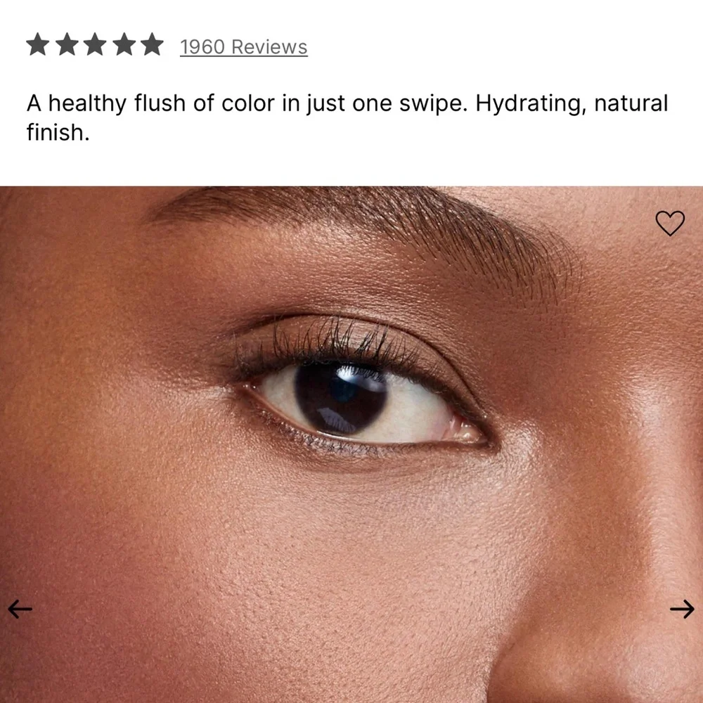 Westman Atelier Baby Cheeks Lip + Cheek Cream Blush Stick - DOU DOU-NWT - Picture 5 of 9